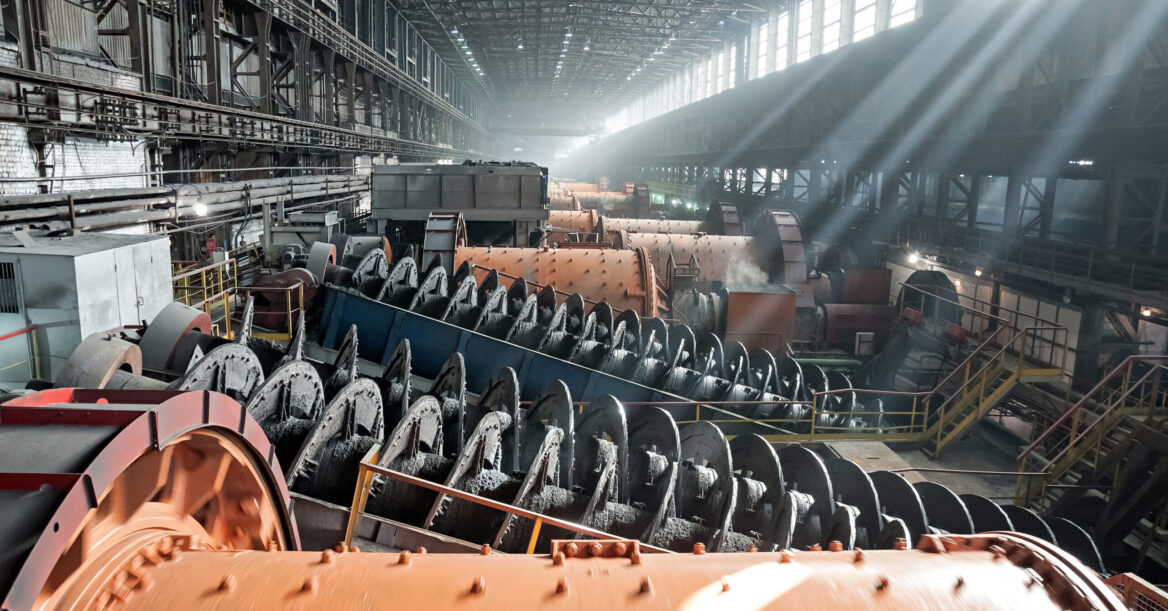 ore-dressing and processing enterprise